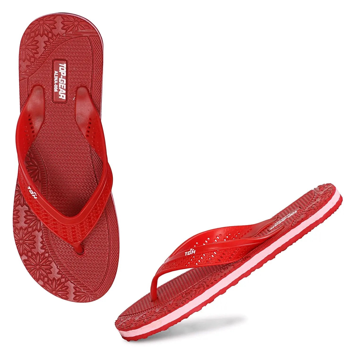 TGH LITEZ Alina004 Women's Soft & Comfortable Slip-On Hawai Chappal for Daily Wear