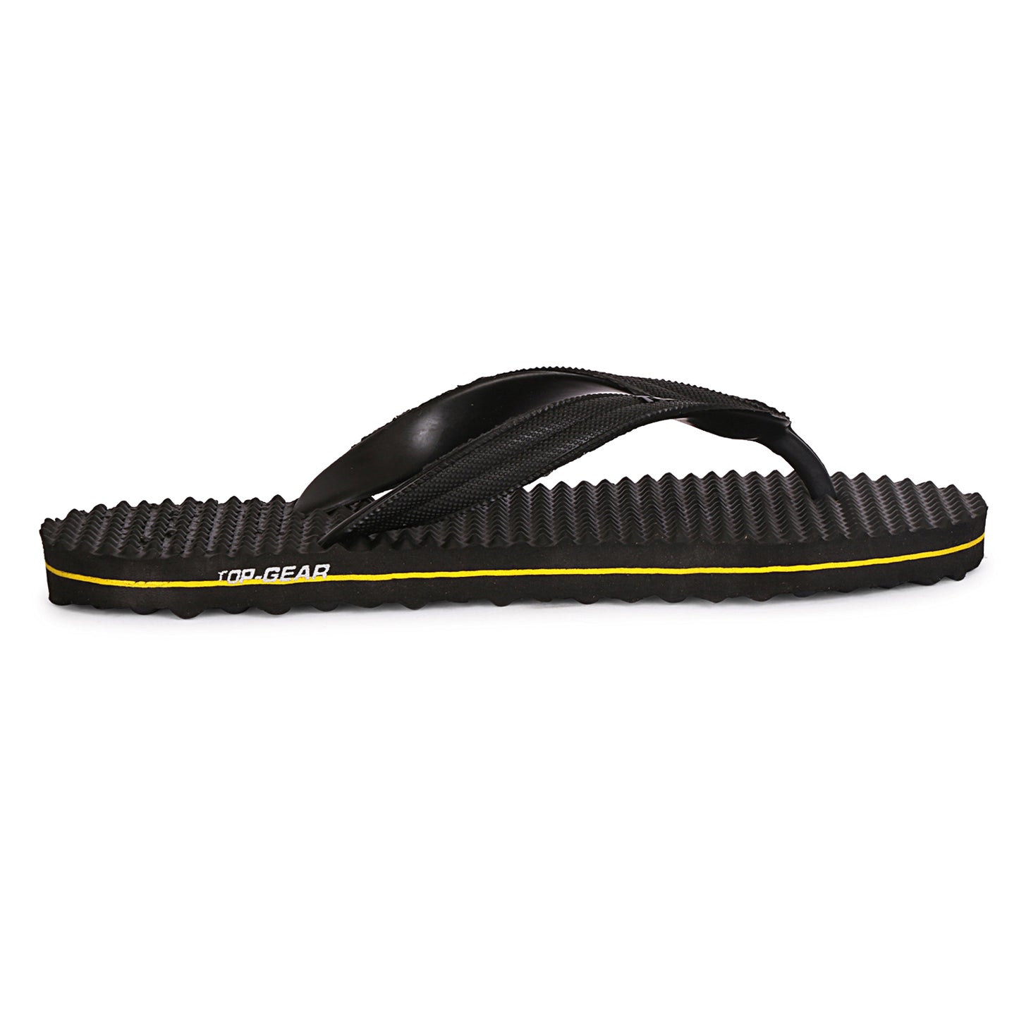 TGH LITEZ Fitness Health Hawai Chapple Slippers (Full Black)