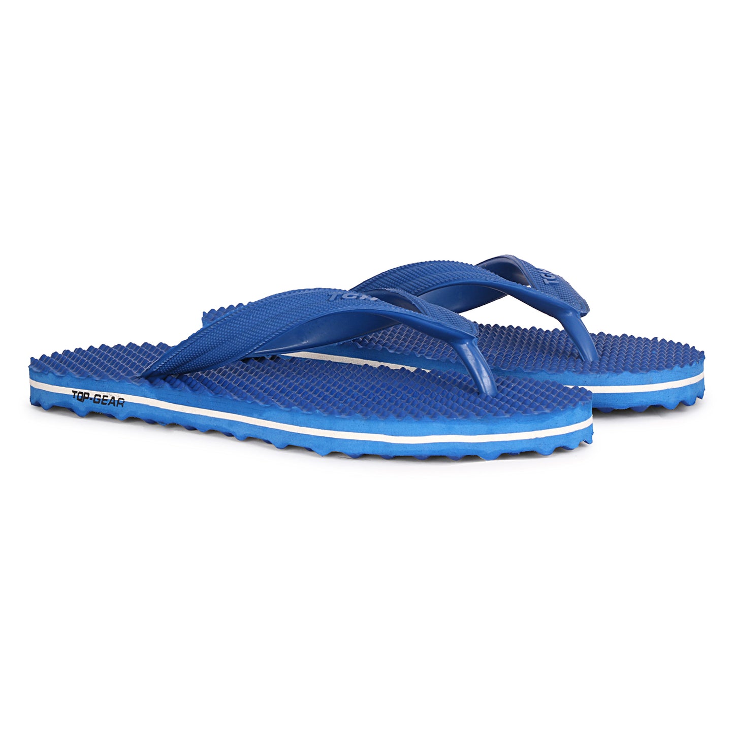 TGH LITEZ Fitness Health Hawai Chapple Slippers (Full Blue)