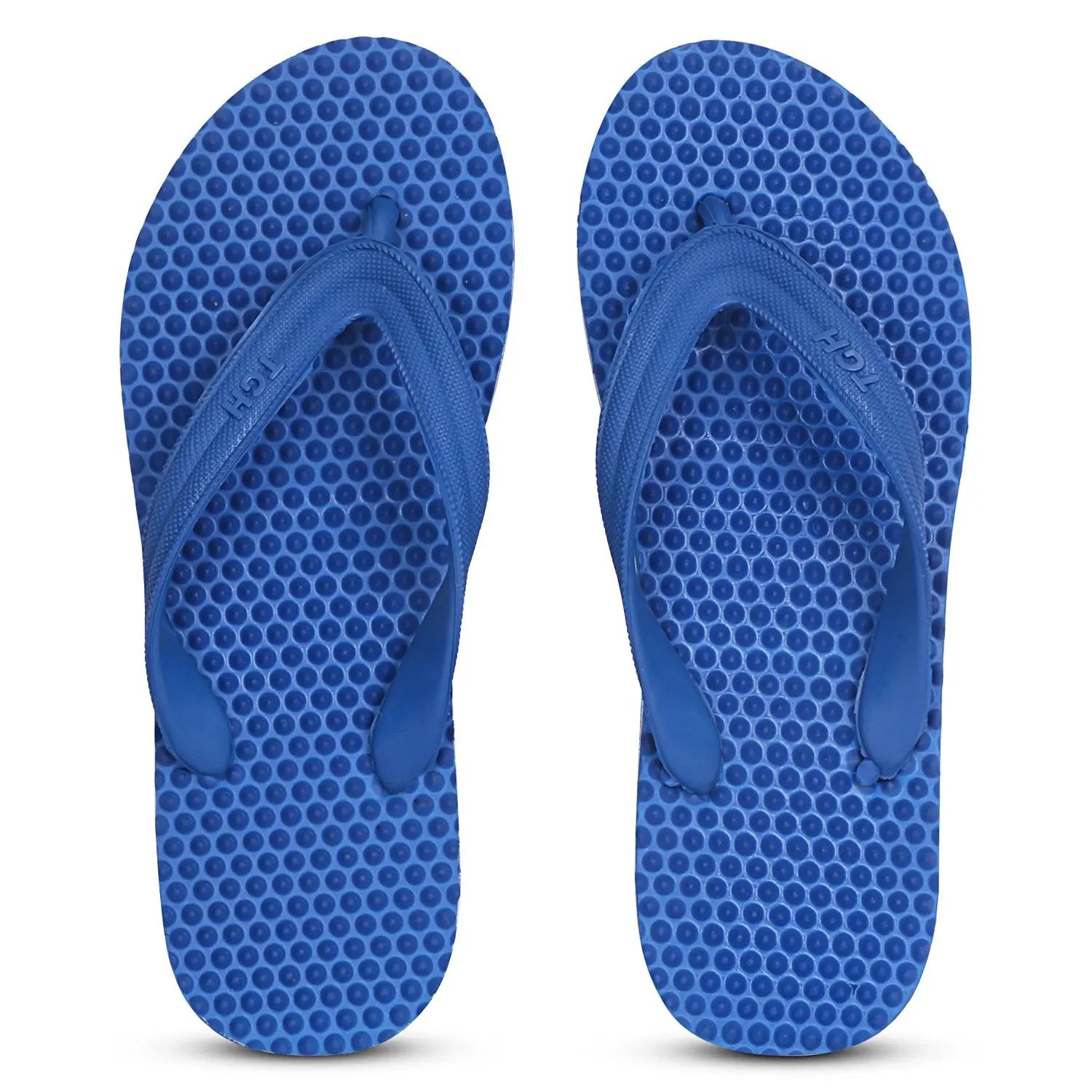 TGH LITEZ Fitness Health Hawai Chappal Slippers (Full Blue)