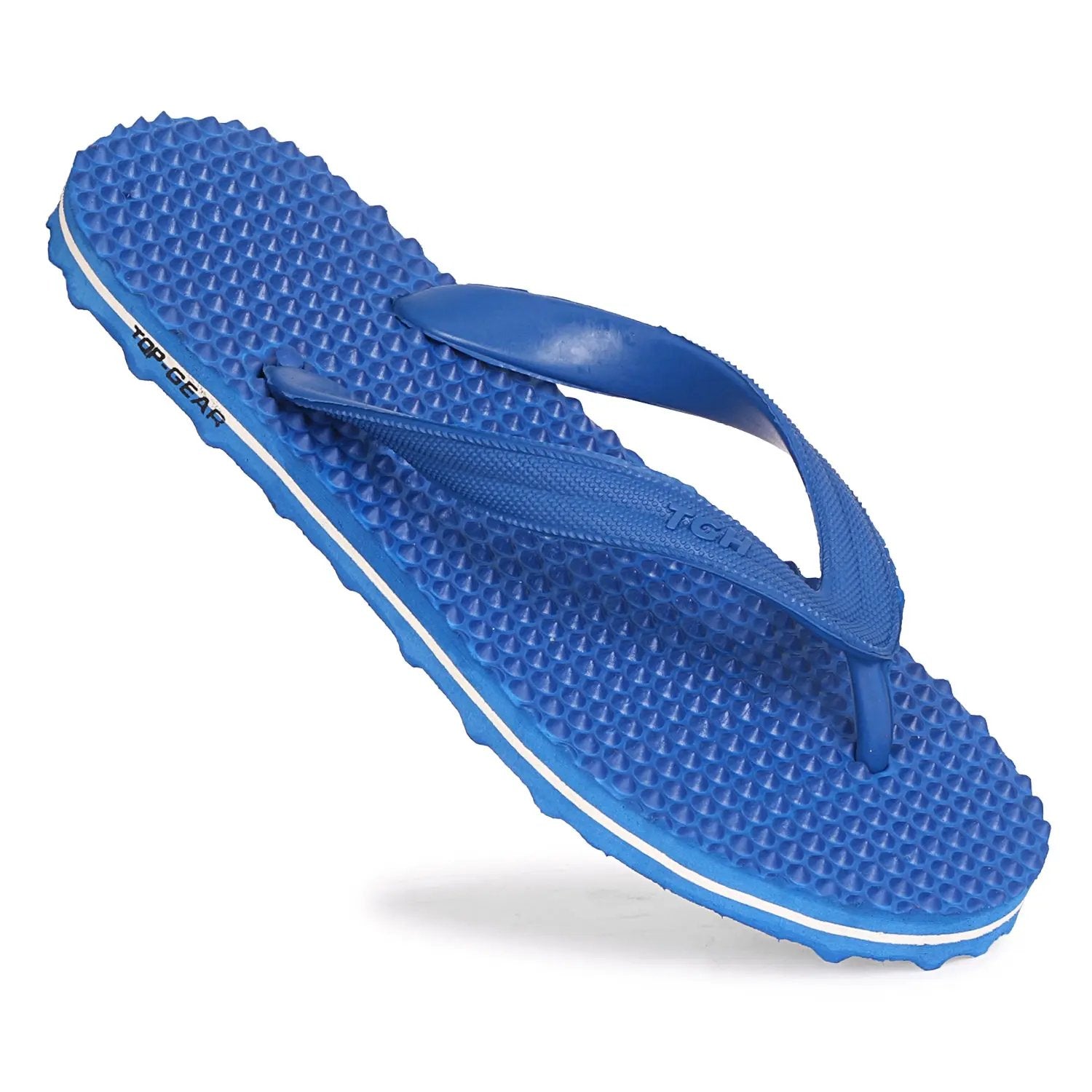TGH LITEZ Fitness Health Hawai Chapple Slippers (Full Blue) Top Gear