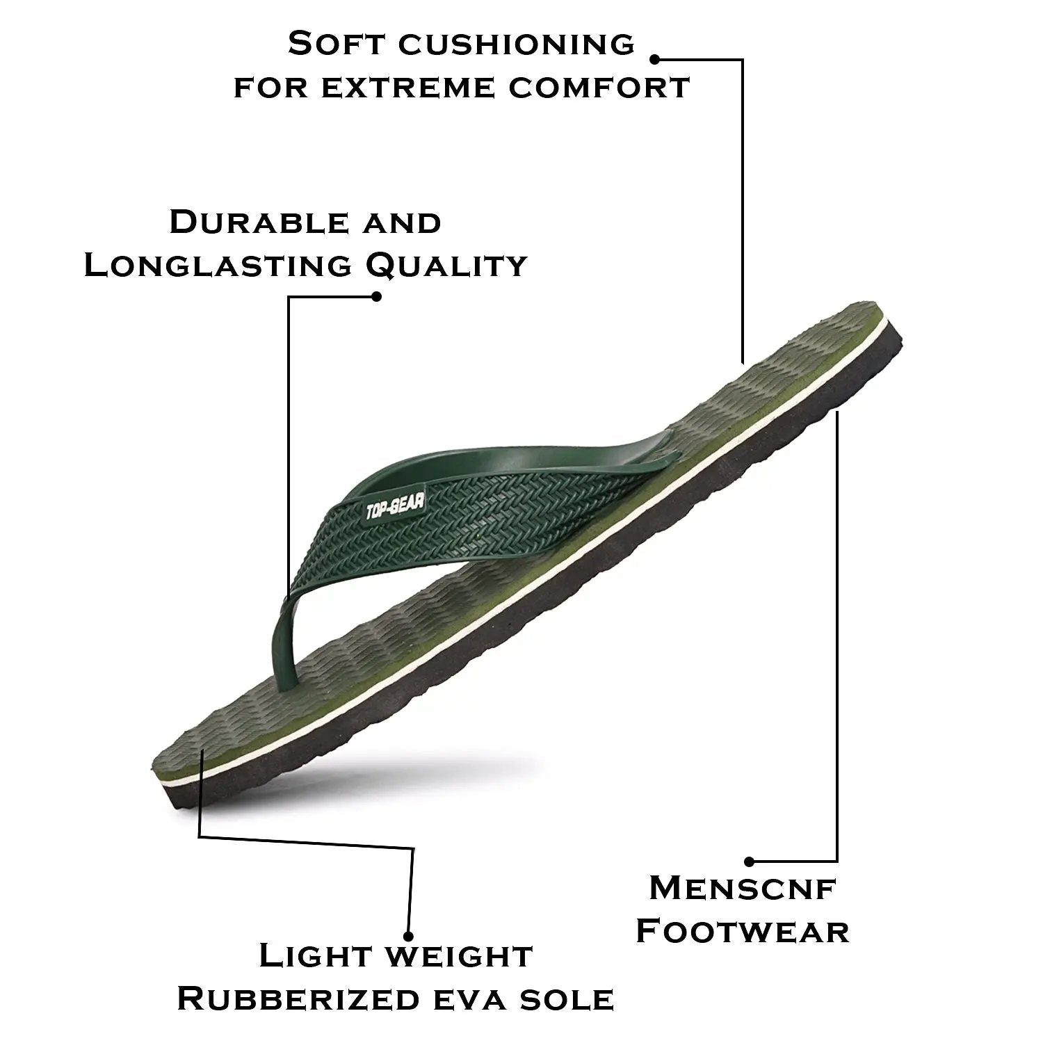 TGH LITEZ Oocean111 Stylish Hawai Chapple Slipper Top Gear