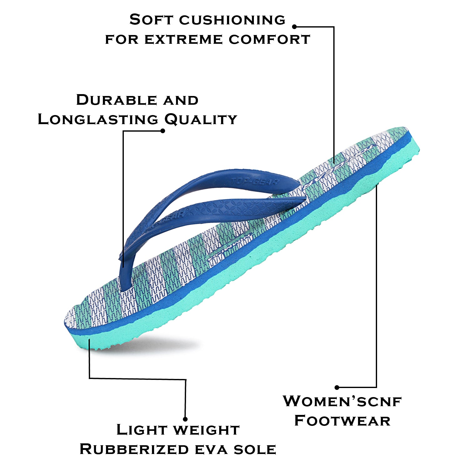 TGH LITEZ Nimmi54 Stylish Hawai Chappal Slippers