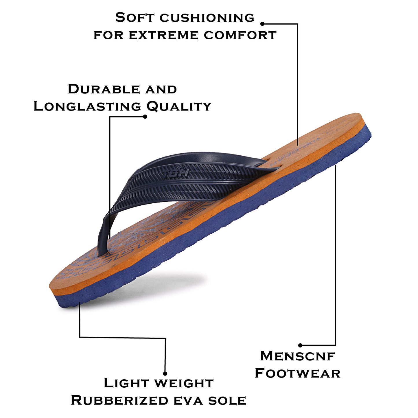 TGH LITEZ Oocean203 Stylish Hawai Chapple Slipper