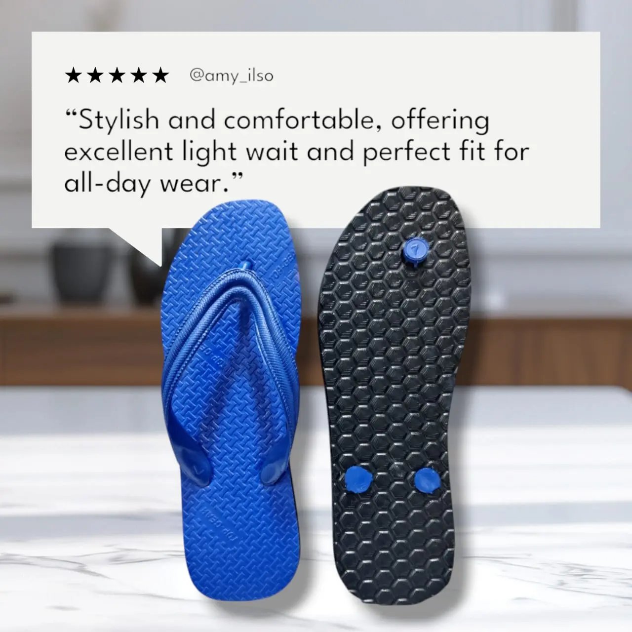 TGH LITEZ Cushion Stylish Hawai Chappal Slipper