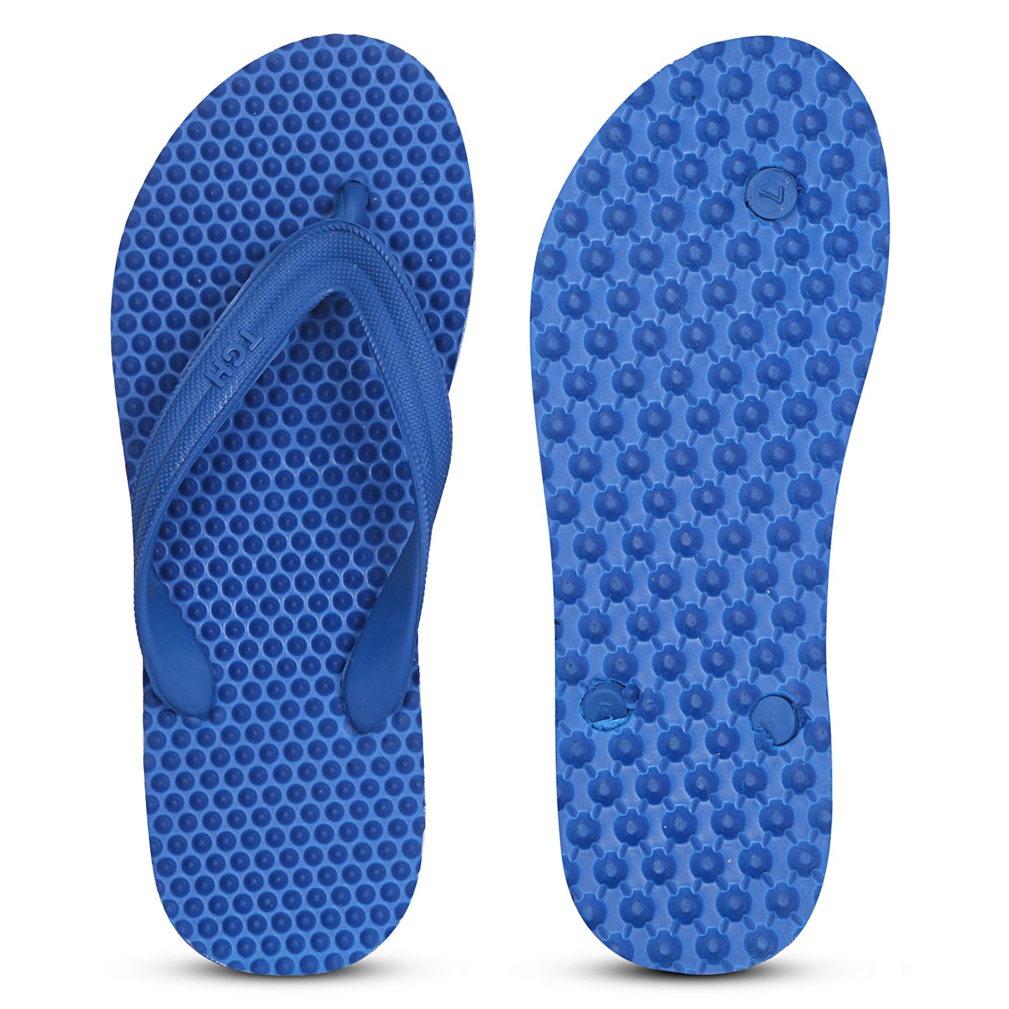 TGH LITEZ Fitness Health Hawai Chapple Slippers (Full Blue)