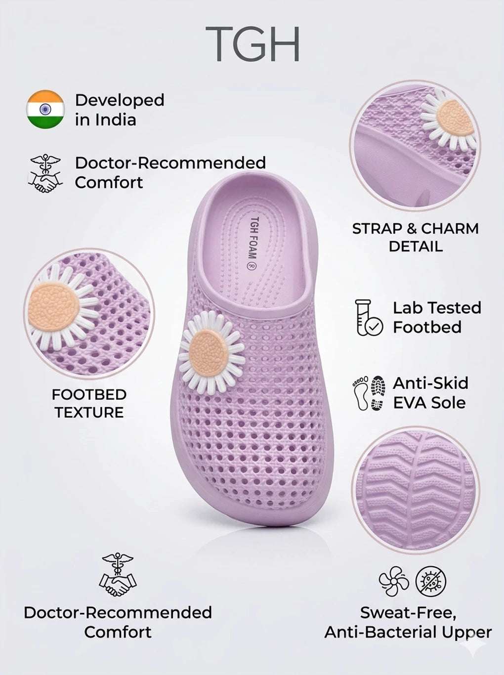 Women’s Lightweight Foam TGL013 Extra Soft Comfortable Stylish Slippers