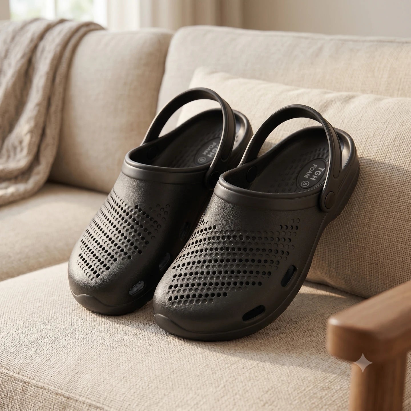 TGH Men's EVA Comfort Flip Flops| Soft Cushion Sole | Anti-Slip Daily Wear Slippers | TGM010