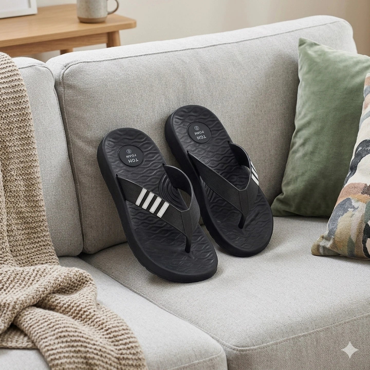 TGH Men Comfort EVA Slippers | Lightweight | Soft Cushion TGFM011