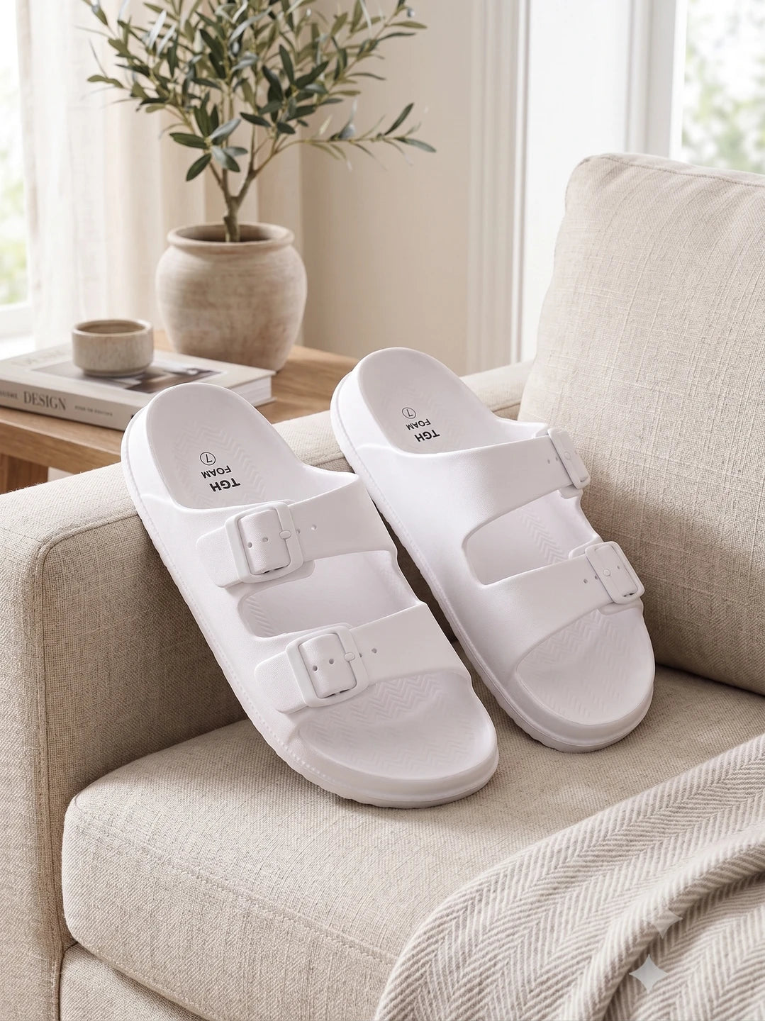TGH Men's Casual Sandals | Lightweight EVA Comfort Sandals | Adjustable Strap | TGM0013