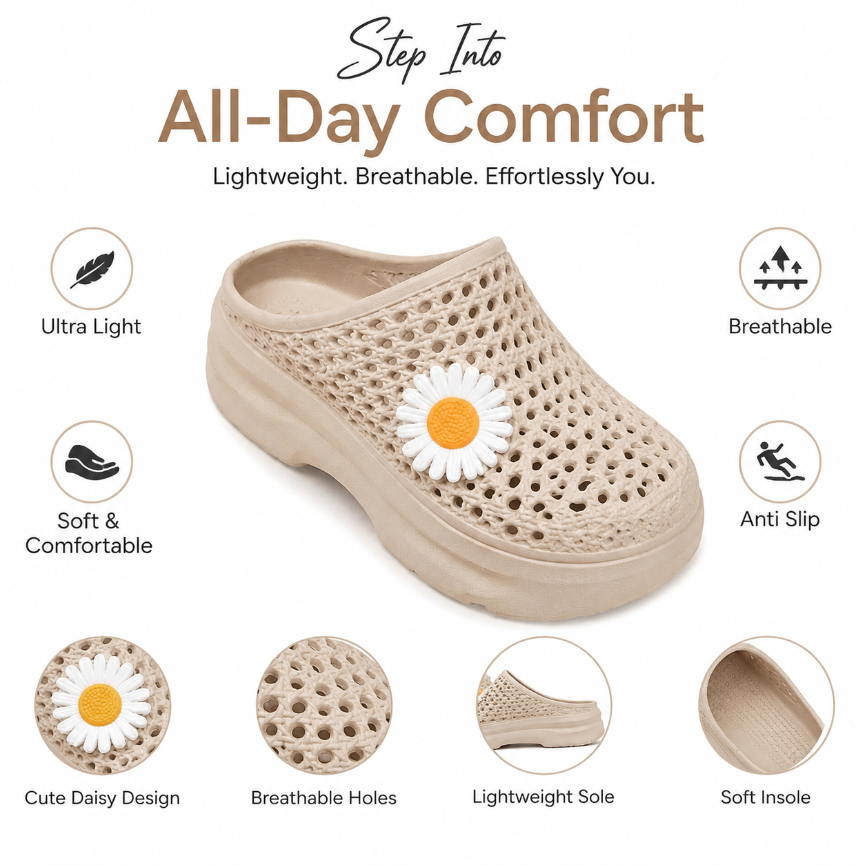 Women’s Lightweight Foam TGL013 Extra Soft Comfortable Stylish Slippers