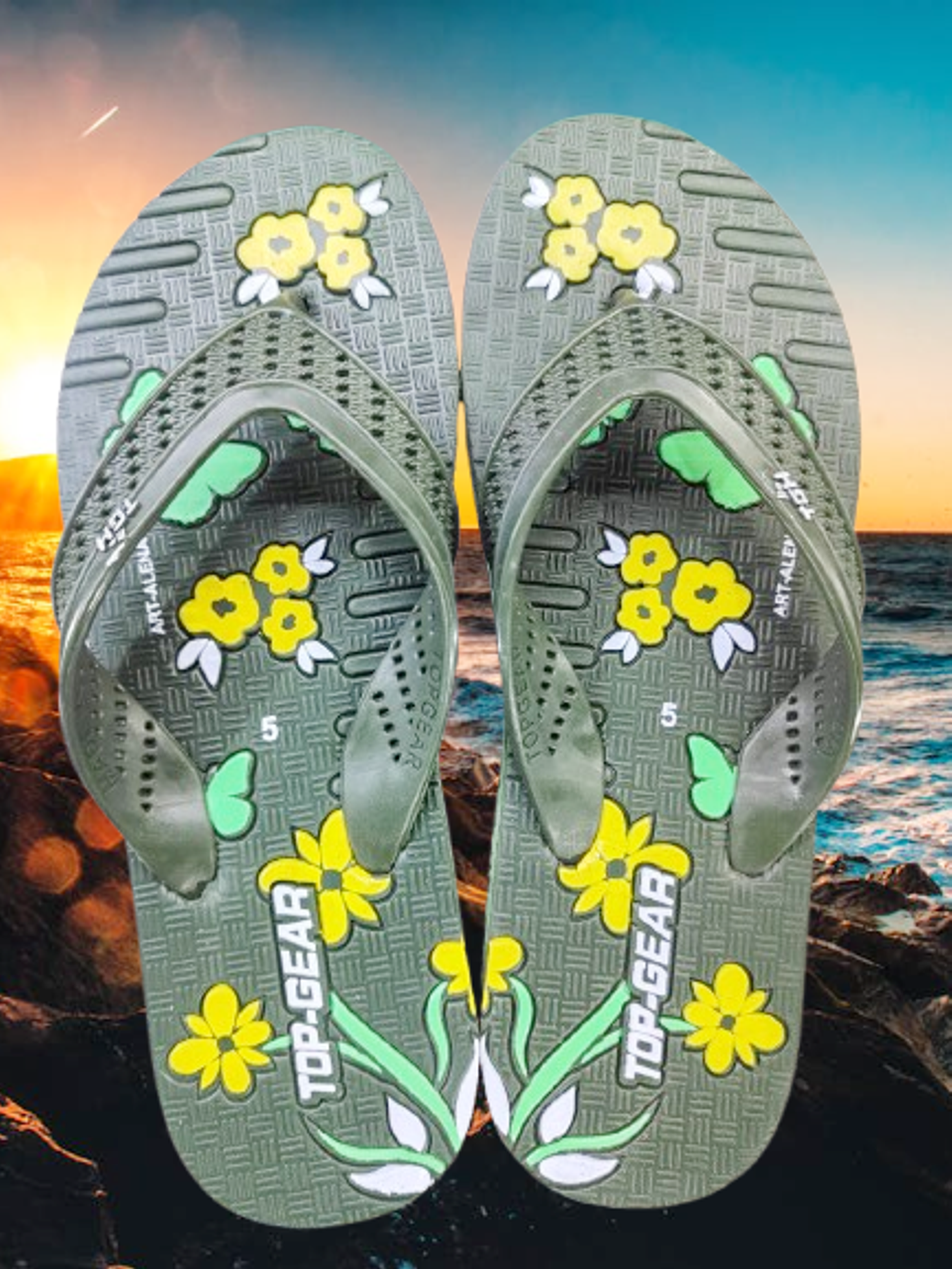 TGH LITEZ Alina003 Stylish Hawai Chapple Slipper Top Gear