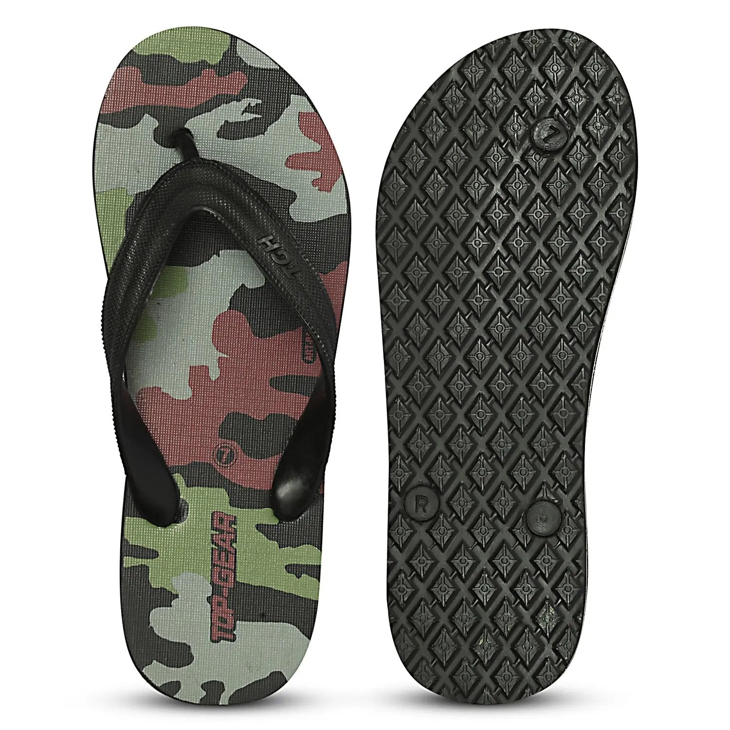 TGH LITEZ Bahubali31 Men's Soft & Comfortable Slip-On Hawai Chappal for Daily Wear