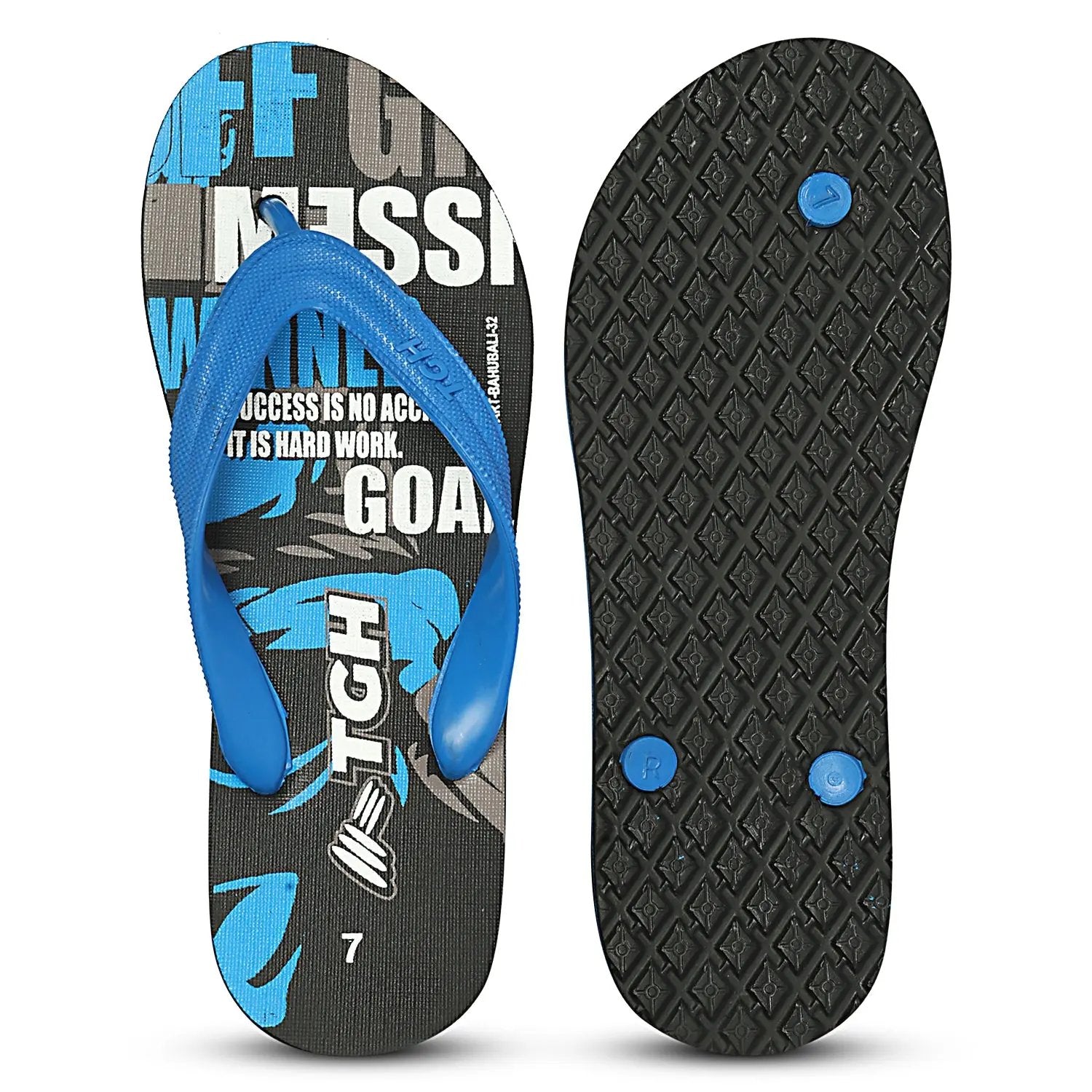 TGH LITEZ Bahubali32 Men's Soft & Comfortable Slip-On Hawai Chappal for Daily Wear