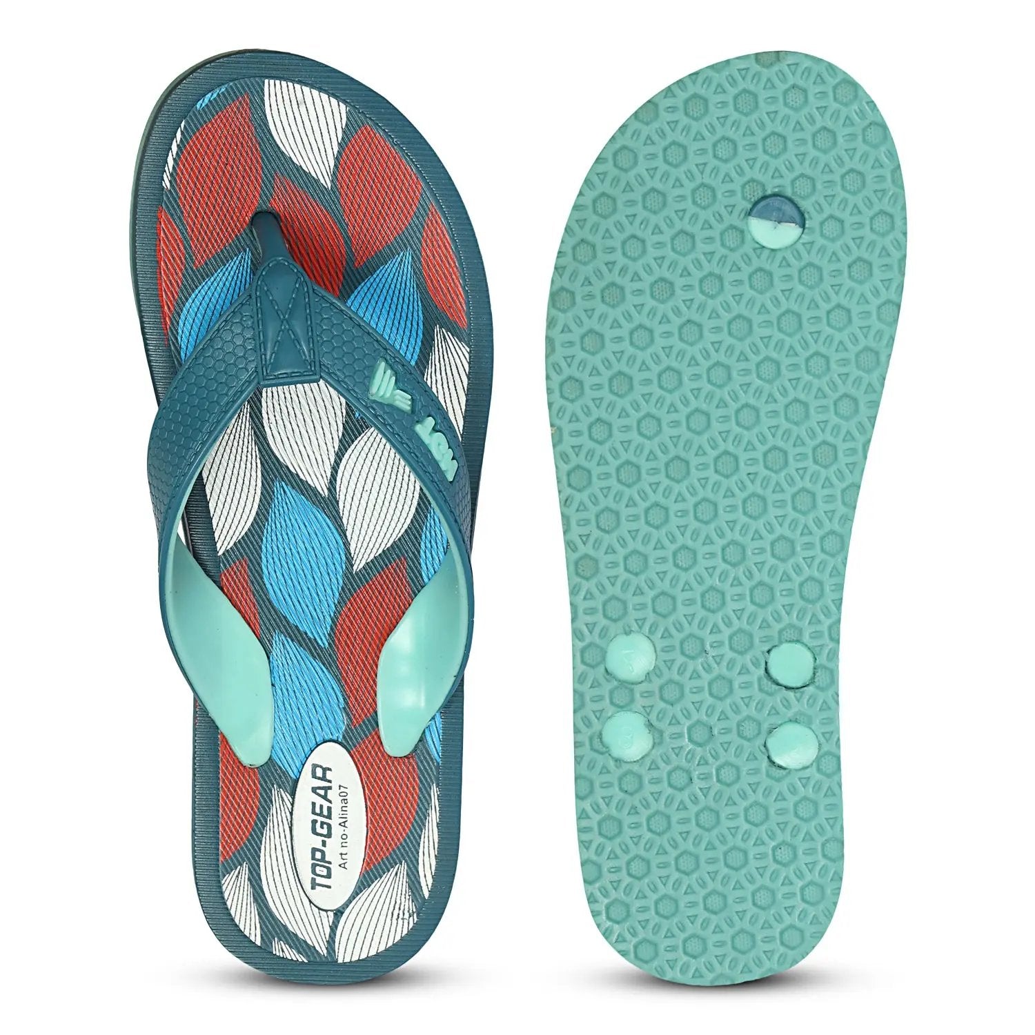 TGH LITEZ Alina007 Women's Soft & Comfortable Slip-On Hawai Chappal for Daily Wear